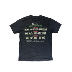 2016 Desert Trip Festival T-Shirt  Rolling Stones, Bob Dylan, The Who